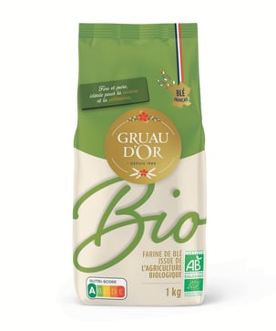 Paquet de farine bio Moulin Advens