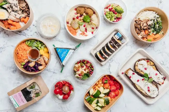 Quelques exemples de plats Luna confectionnés à base de riz à sushis