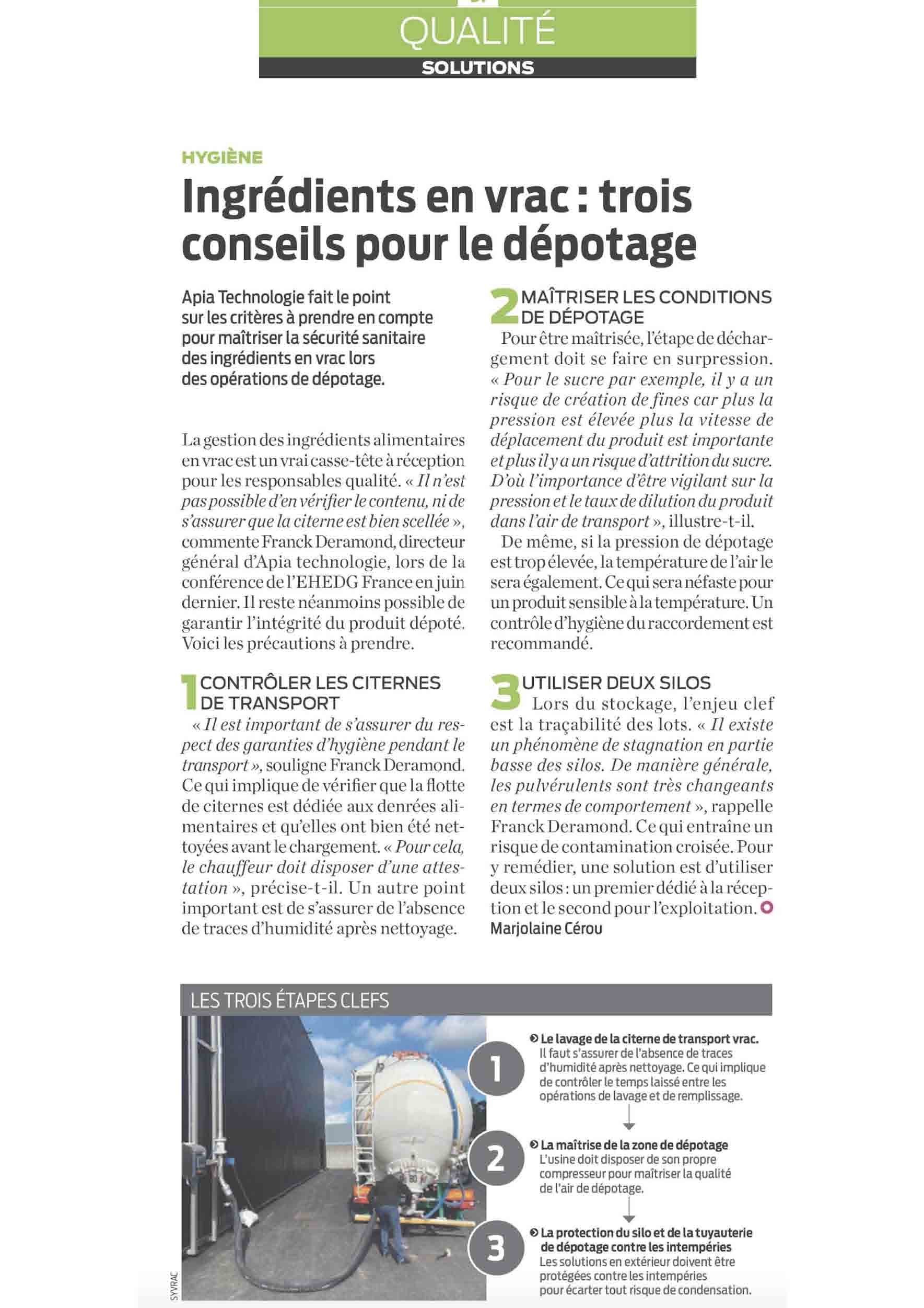 Process Mag 1383. - Conseils depotage