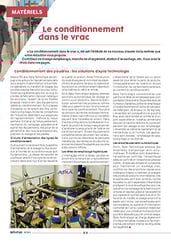 Vignette donnant un aperçu de l'article publié dans Infovrac concernant les solutions de conditionnement des poudres d'APIA