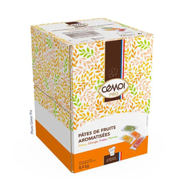 Boîte de pâtes de fruits aromatisées Cemoi pro.