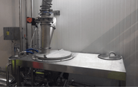 Gestion d'un disperseur des poudres dans une usine alimentaire