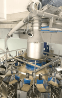 Automatisation de la descente gravitaire des poudres