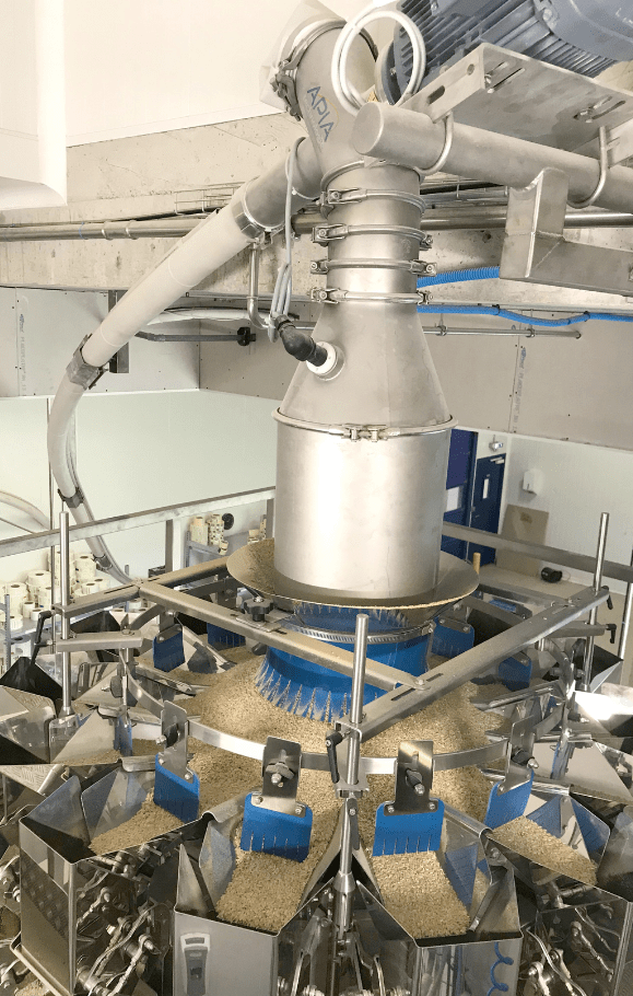 Automatisation de la descente gravitaire des poudres