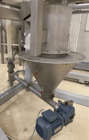 Extracteur de pulvérulent alimentaire sous big bag  T12