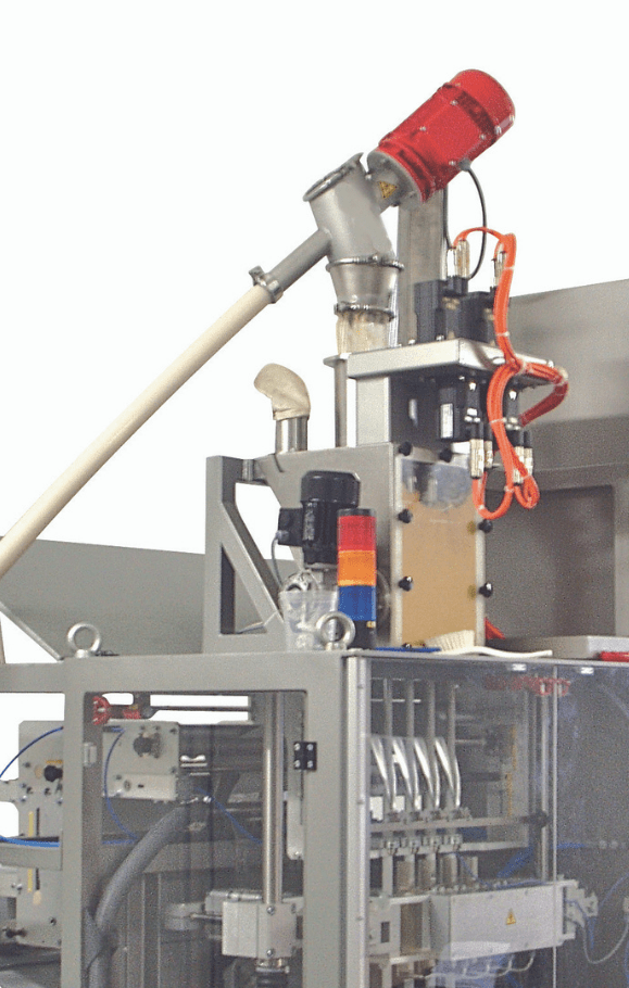 alimentation d'une machine de conditionnement de sucre en sticks