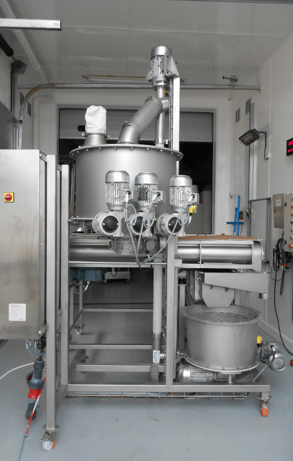 alimentation d'un doseur multipistes transitube