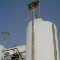 remplissage d'un silo de stockage de poudre