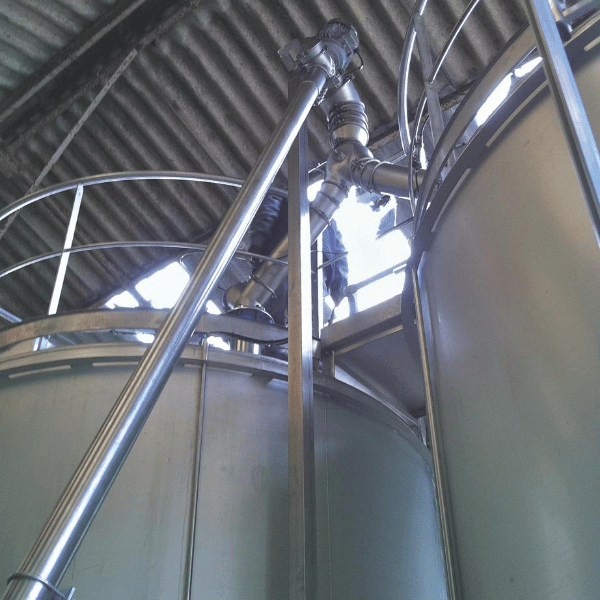 silos de stockage de poudre en vrac