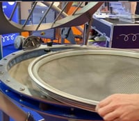 Démontage facile du tamis sur grille vibrante pour vide-sacs
