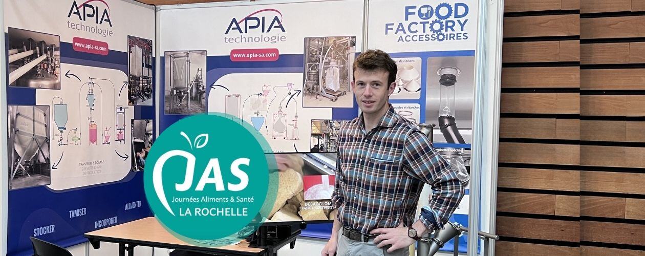 Alexandre Torchard sur le stand APIA Technologie aux JAS de La Rochelle 2024