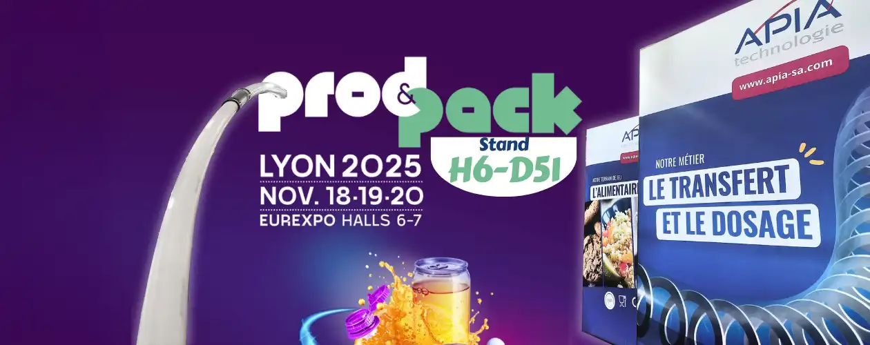 Affiche officielle du salon Prod and Pack qui aura lieu à Lyon Eurexpo du 18 au 20 novembre 2025
